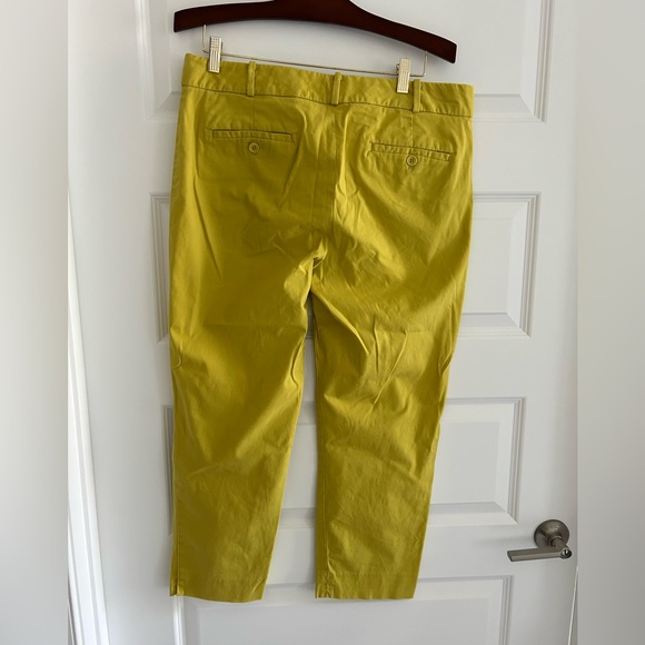 Talbots Yellow Cropped Pants - Picture 7 of 12